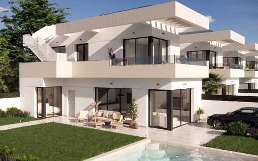 Villas détachées 3 CH, 2 SDB avec possibilité piscine privée et solarium / Los Montesinos.