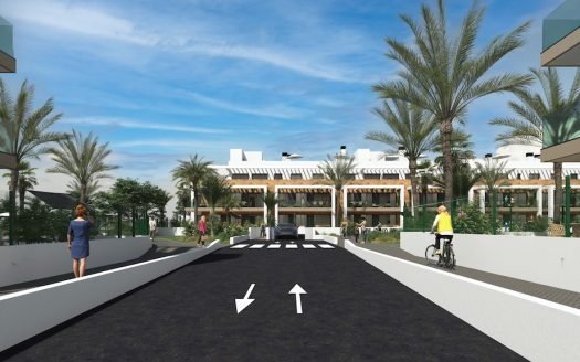Appartement 2 CHB / 2 SDB (83,5 m2) avec terrasse privée et piscine communautaire en première ligne du terrain de Golf « Le Serena Golf »