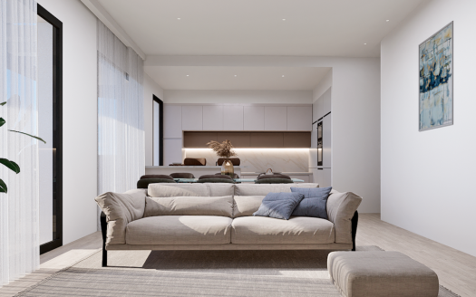 Appartement 2CHB/2SDB (190 m2) avec parking privé, terrasse privée (100m2) et piscine communautaire.