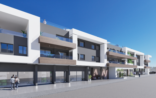 Appartement 2 CHB / 2 SDB (61 m2) au RDC avec terrasse privée à Benijofar