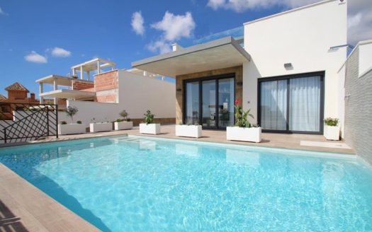 Villa "GEMMA" 3 CHB (144 m2) avec piscine privée et solarium (76 m2)à San Miguel de Salinas