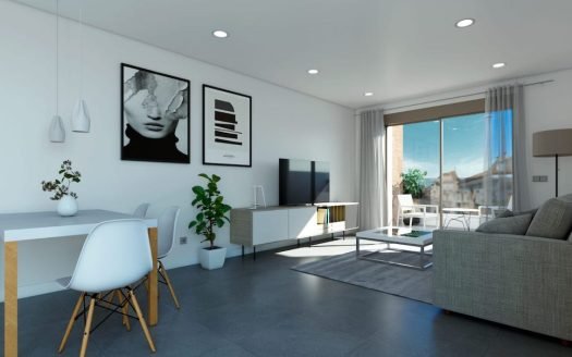 Appartement 2CHB/2SDB (85,42 m2), piscine communautaire et garage privé