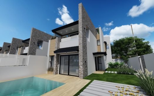 Villa 3 chambres / 3 SDB (145,73 m2) avec piscine privée (13,15 m2) et solarium (46 m2)