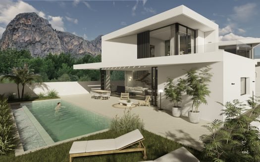 Villa "Venevia" avec sous-sol à Polop – Benidorm