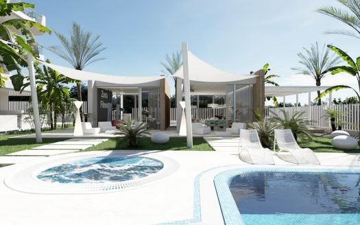 Appartements 2 CHB/2 SDB (75 m2) avec terrasse privée (25 m2) et piscine communautaire