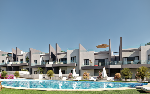 Appartement 2 CHB / 2 SDB (65,56 m2) au RDC avec jardin privé (45 m2) et 2 piscines communautaires