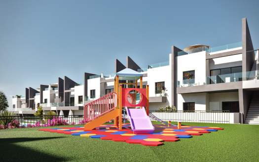 Appartement 3 CHB / 2 SDB (83,88 m2) au RDC avec jardin privé (82 m2) et 2 piscines communautaires