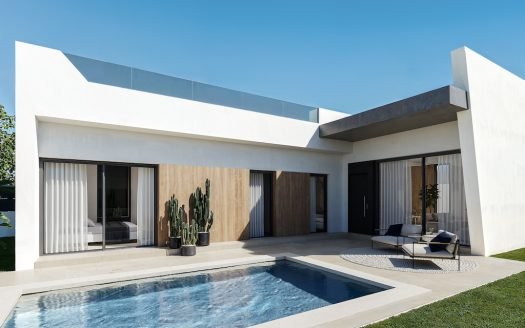 Villa 3CHB/2SDB (107,32 m2) avec jardin (203 m2) et solarium privé (86 m2)