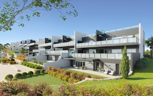 Appartement  3 CH au rez-de-chaussée (83,7 m2) avec terrasse privée (52,62 m2) à Finestrat