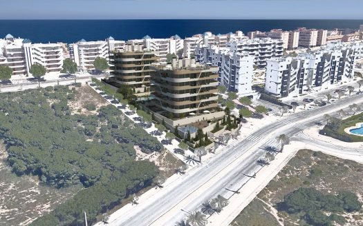 Appartement 2 CHB / 2 SDB (115 m2) avec terrasse privée (60 m2), parking et piscine et gym communautaire à Arenales del Sol (Alicante)