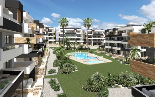 Appartement 2 CHb / 2 SDB totalement équipé et meublé avec piscine communautaire, parking et spa à Los Altos (Torrevieja)