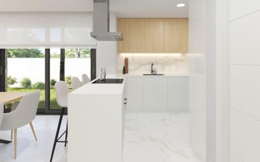 Maison mitoyenne 3 CHB/3 SDB avec solarium,  jardin et piscine privée à Los Montesinos