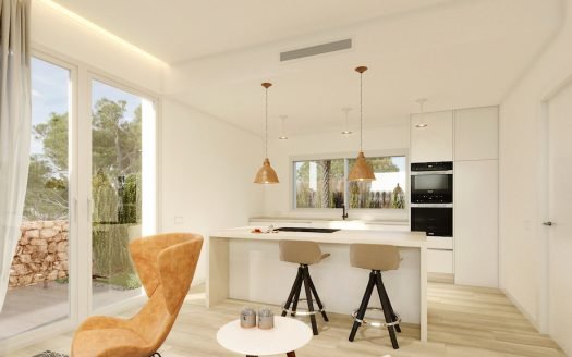 Villa 3 CHB / 2 SDB (110 m2) avec cuisine équipée, piscine privée (3x7m) et jardin