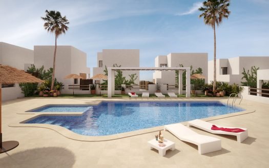 Villas 3 chambres avec piscine communautaire et terrasse (45,4m2)