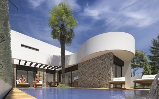 Maison mitoyenne 3 CHB/3 SDB avec jardin et piscine privée à Rojales