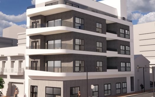 Appartements 2 chambres / 2 SDB (107 m2) avec terrasse privée, piscine et solarium communautaire à La Mata
