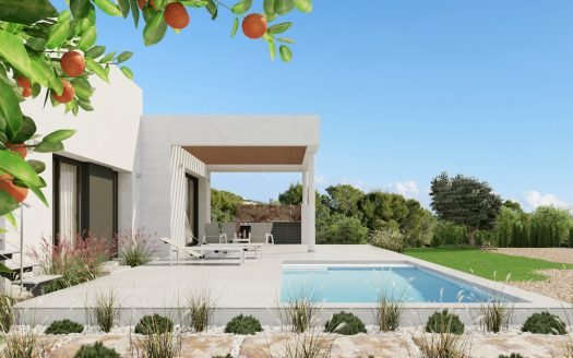 Villa de luxe 3 CHB / 2 SDB (130 m2) sur un terrain un 1013 m2 avec piscine privée (30 m2)