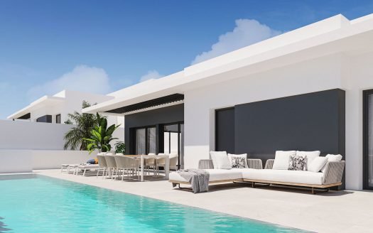 Villa design (265 m2) avec piscine privée et 300 m2 de terrasse.