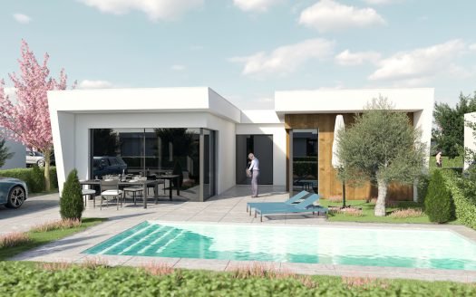 Villa 3 CHB/2SDB (123,25 m2) avec piscine privée