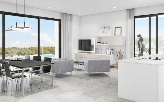Villa de luxe 3 CHB / 2 SDB (130 m2) sur un terrain un 1013 m2 avec piscine privée (30 m2)
