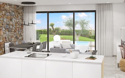 Villa de luxe 3 CHB / 2 SDB (130 m2) sur un terrain un 1013 m2 avec piscine privée (30 m2)