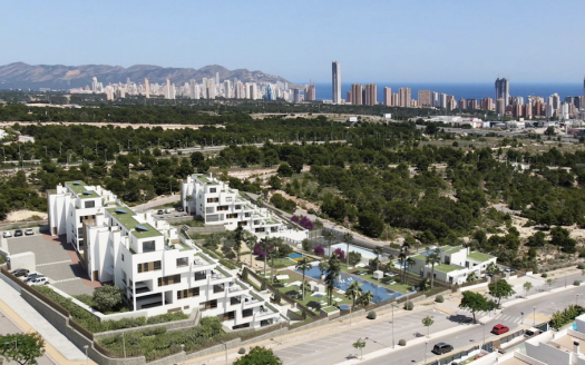 PENTHOUSE « Blue » 3 CHB avec vue mer et 35 m2 de terrasse – Finestrat (Benidorm)