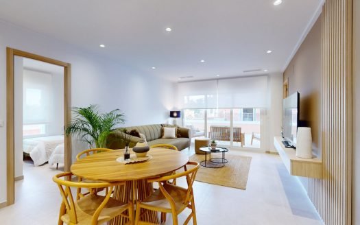 Appartement 3CHB/2SDB (101 m2) avec garage, terrasse privée et piscine communautaire