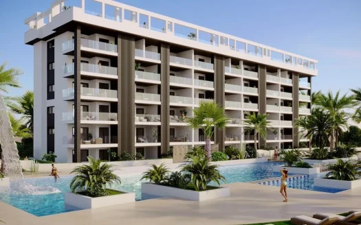 Appartement 3 CH – 2SDB avec piscine communautaire et grand solarium