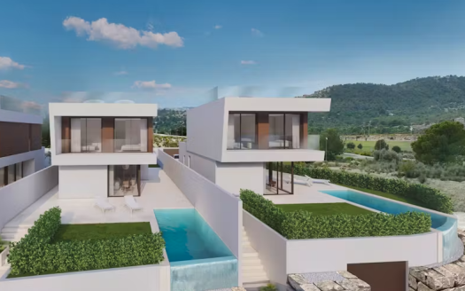 Villas 3 CH avec piscine privée et vue panoramique
