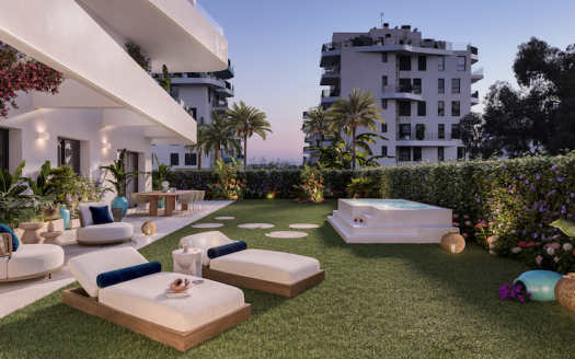 Appartement 3 chambres avec 3 piscines à Villajoiosa proche de la mer